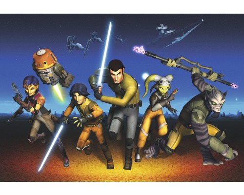 Papier peint panoramique papier 8-486 Disney Edition 4 Star Wars Rebels Run 8 pces 368 x254 cm