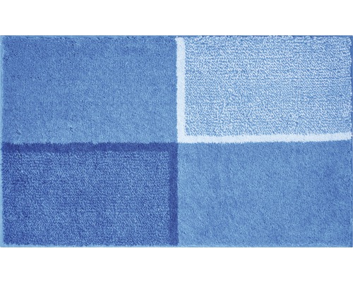 Tapis de bain DIVISO 60x100 cm bleu multicolore