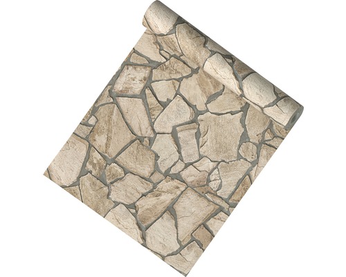 Tapetenrolle mit Steinmuster