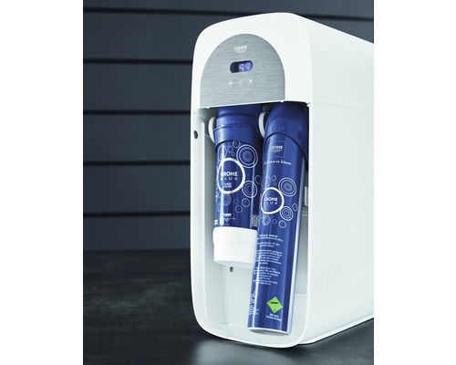 Grohe Wassersprudler mit Wasserfilter und Kohlensäureflasche