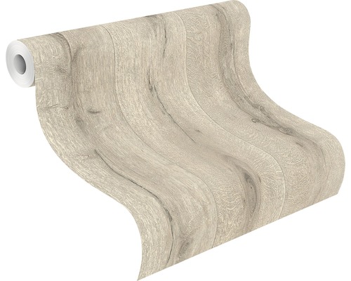 Tapetenrolle mit Holzoptik