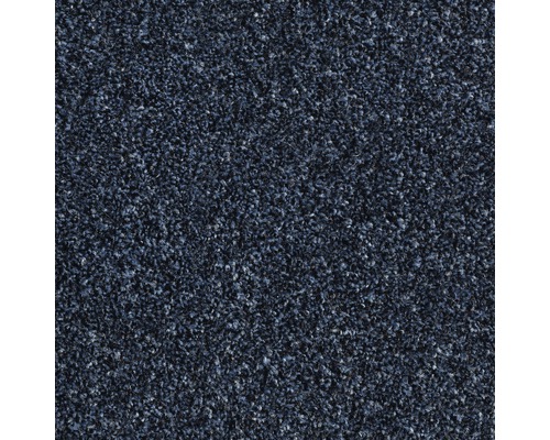 Moquette velours frisé Dako bleu largeur 400 cm (marchandise vendue au mètre)