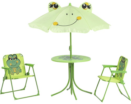 Set de meubles de jardin pour enfants Siena Garden Frosch textile 2 places 4 pièces