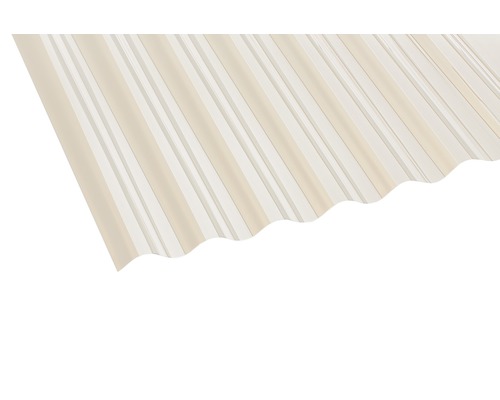 PVC Wellplatte Sinus 76/18 braun 2000 x 900 x 0,8 mm Wellblech zur Dacheindeckung
