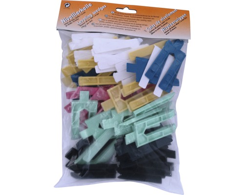 Mélange de cales d&lsquo;égalisation 1-6 mm, sachet de 60 unités