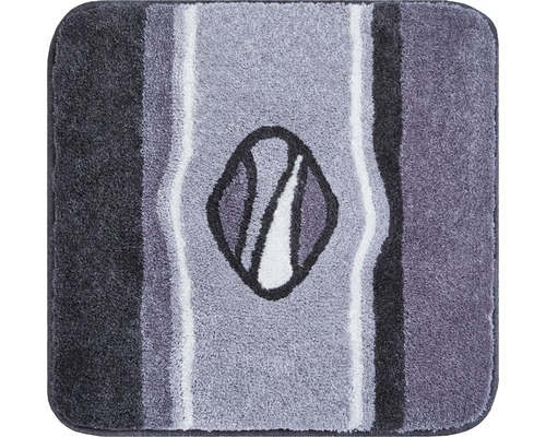 Tapis de bain JEWEL 60x60 cm anthracite noir