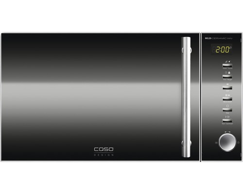 Caso MG20Ceramic menu Mikrowelle 20 Liter schwarz/edelstahl