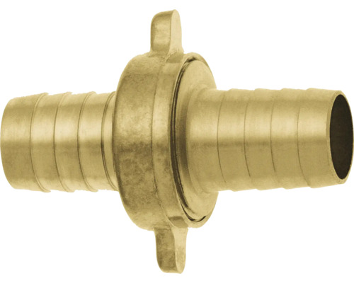 3/3 - Verschraubung Messing, Gewinde 1", Schlauchanschluss 3/4" (19 mm )