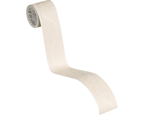 Bordure de papier peint avec motif floral sur rouleau