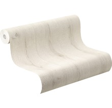 Papier peint intissé 514407 Factory 3 structure bois crème