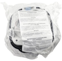 Ersatzteil in einer transparenten Verpackung mit Sicherheitsinformationen