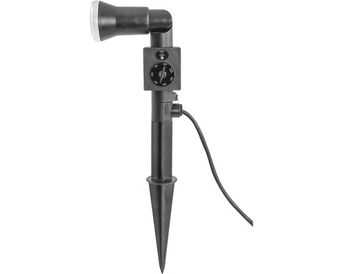 Gartenstrahler mit Erdspieß und Timer