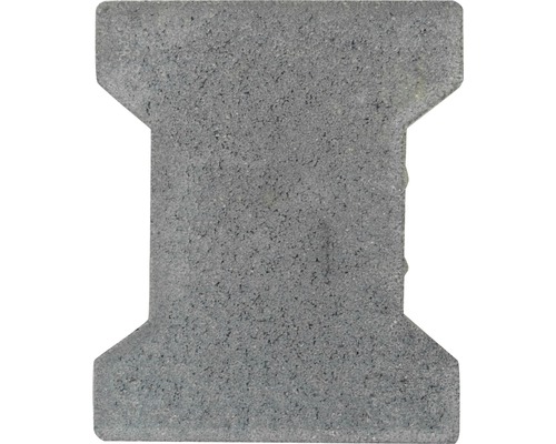 Grauer Pflasterstein in Knochenform