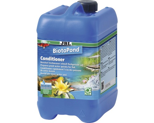 Préparateur d'eau JBL BiotoPond Conditioner 5 l JBL BiotoPond Conditioner pour la préparation rapide de l''eau de bassin