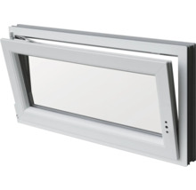 Kellerfenster Dreh-Kipp Kunststoff RAL 9016 verkehrsweiss 1000x600 mm DIN Links (2-fach verglast)-thumb-3