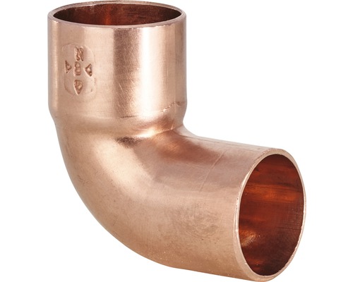 Angle 90° cuivre 1 manchon 15mm 5092 25 pièces Coude en cuivre à 90 degrés pour raccorder les tuyaux