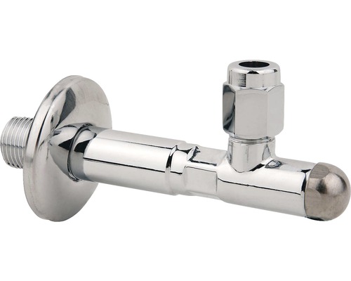 Vanne d'angle 75 mm x 1/2" chromée Robinet d''arrêt d''angle pour la régulation de l''eau