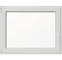 Kellerfenster Dreh-Kipp Kunststoff RAL 9016 verkehrsweiss 800x600 mm DIN Links (2-fach verglast)-thumb-0
