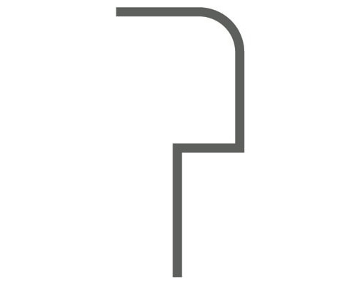 Symbol für ein Eckprofil