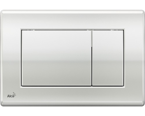 Alca Betätigungsplatte basic Platte chrom glänzend / Taster chrom glänzend M271 Alca Betätigungsplatte für Spülkasten
