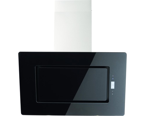 Hotte murale en acier inoxydable et verre pour la cuisine