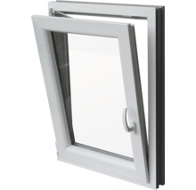 Geöffnetes Dreh-Kipp-Fenster mit Griff