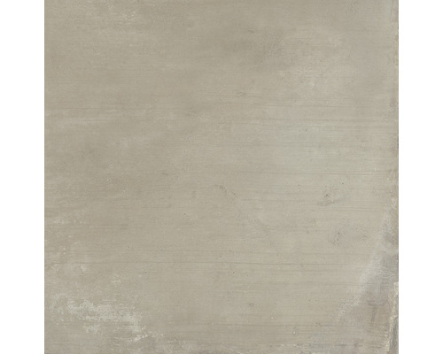 Dalle de terrasse en grès cérame fin FLAIRSTONE béton beige bords rectifiés 60x60x2 cm Carreau de sol carré en céramique