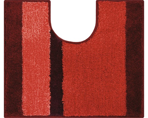 Tapis de bain ROOM 50/60 cm avec découpe rouge rubis