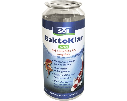 Préparateur d'eau Söll BaktoKlar Teich 450 ml