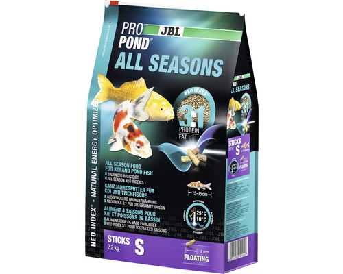 Bâtonnets JBL ProPond All Seasons S 2,2 kg