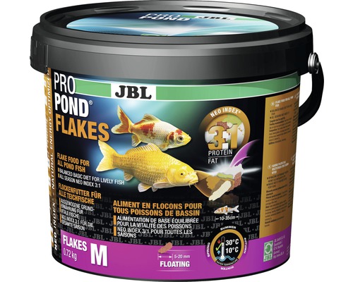 Aliment en flocons JBL ProPond Flakes taille M 0.72 kg