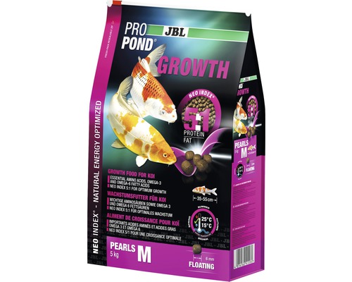JBL Granulatfutter Wachstumsfutter ProPond Growth Gr. M 5 kg