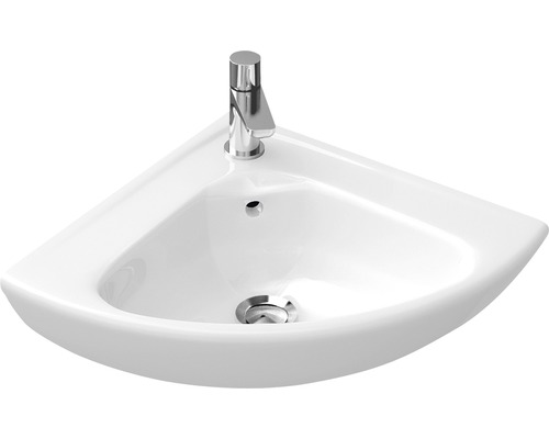 Lavabo d'angle Villeroy & Boch Omnia Compact blanc 42 cm