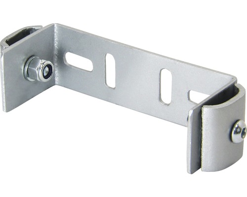 Wandanschlusshalter 2-er Set für Mauern mit einer Wandstärke von 120 mm 11,6 cm Metallhalterung mit Schlitzen zur Befestigung