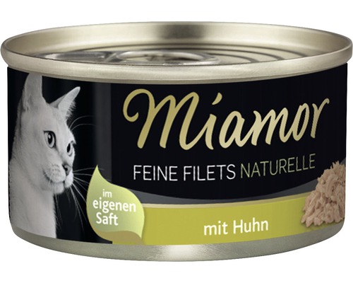 Nourriture humide pour chats Miamor filets fins naturels au poulet 1 paquet 80 g