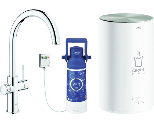 Grohe Küchenarmatur mit Wasserfilter und Boiler
