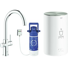 Grohe Küchenarmatur mit Wasserfilter und Warmwasserbereiter