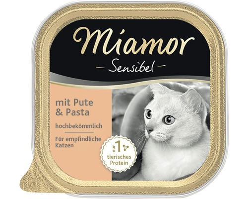 Katzenfutter Miamor Sensible Pute und Pasta 100 g