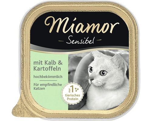Katzenfutter Miamor Sensible Kalb und Kartoffeln 100 g