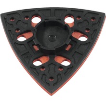 Papier abrasif triangulaire avec fermeture auto-agrippante pour outil multifonction