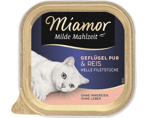 Katzenfutter Miamor Milde Mahlzeit Geflügel Pur und Reis 100 g