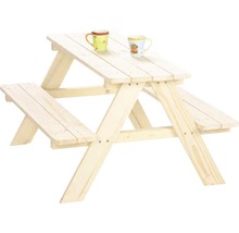 Kindersitzgruppe Pinolino Nicki Holz 4-Sitzer 1-teilig natur