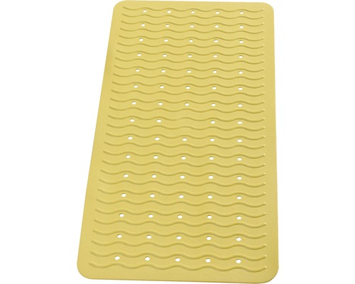 Tapis de baignoire Playa jaune 38x80 cm