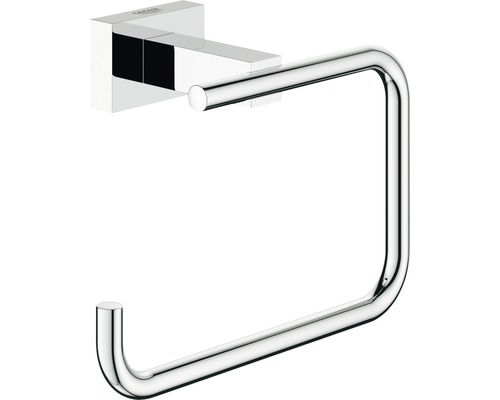 Porte-rouleau de papier toilette GROHE Essential Cube sans couvercle 40507001 chrome