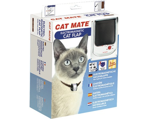 Katzentüre Cat Mate elektromagnetisch weiss Katzentüre Cat Mate elektromagnetisch weiss