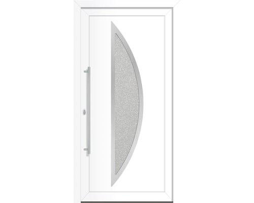 Set complet Porte d'entrée lowa plastique blanc signalisation 100x200 cm DIN gauche