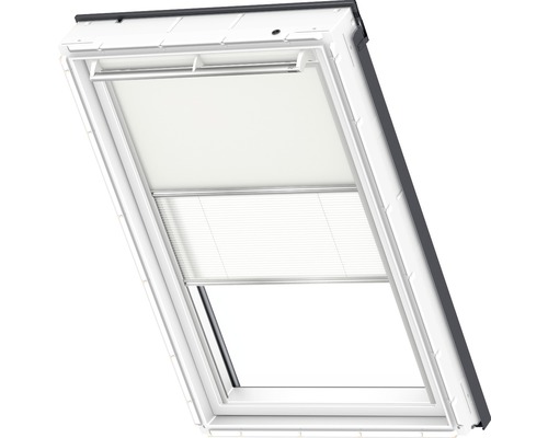 Fenêtre de toit avec protection visuelle et store