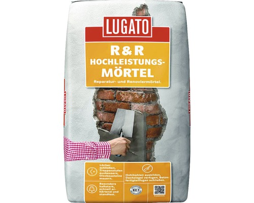 Mortier de réparation Lugato R & R mortier haute performance 5 kg