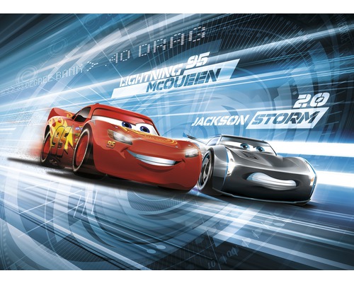 Papier peint panoramique papier 4-423 Disney Edition 4 Cars 3 Simulation 4 pces 184 cm x 254 cm