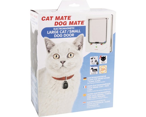 Katzentür Cat Mate elektromagnetisch 203x266 mm weiss Katzentür Cat Mate elektromagnetisch 203x266 mm weiss